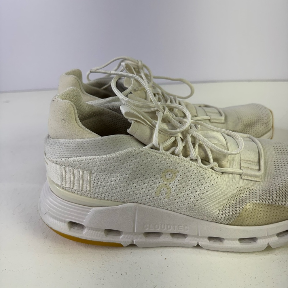 On Running Cloudnova CloudTec Sneakers Undyed-White White Women’s 7.5 - Picture 3 of 11